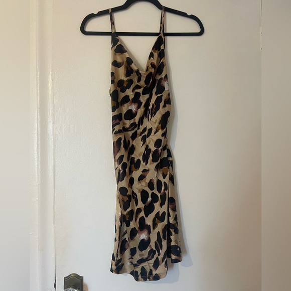 Cheetah Slip Dress - Picture 2 of 2